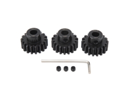 Set De Engranajes De Motor De Coche Rc 3 Piezas 8mm Agujero Interior Acero Para Coches Modelo 1/5 1/8 1/10 18t