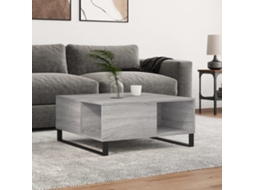 Vidaxl Mesa De Centro 80x80x36,5 Cm Derivados Madeira Cinzento Sonoma