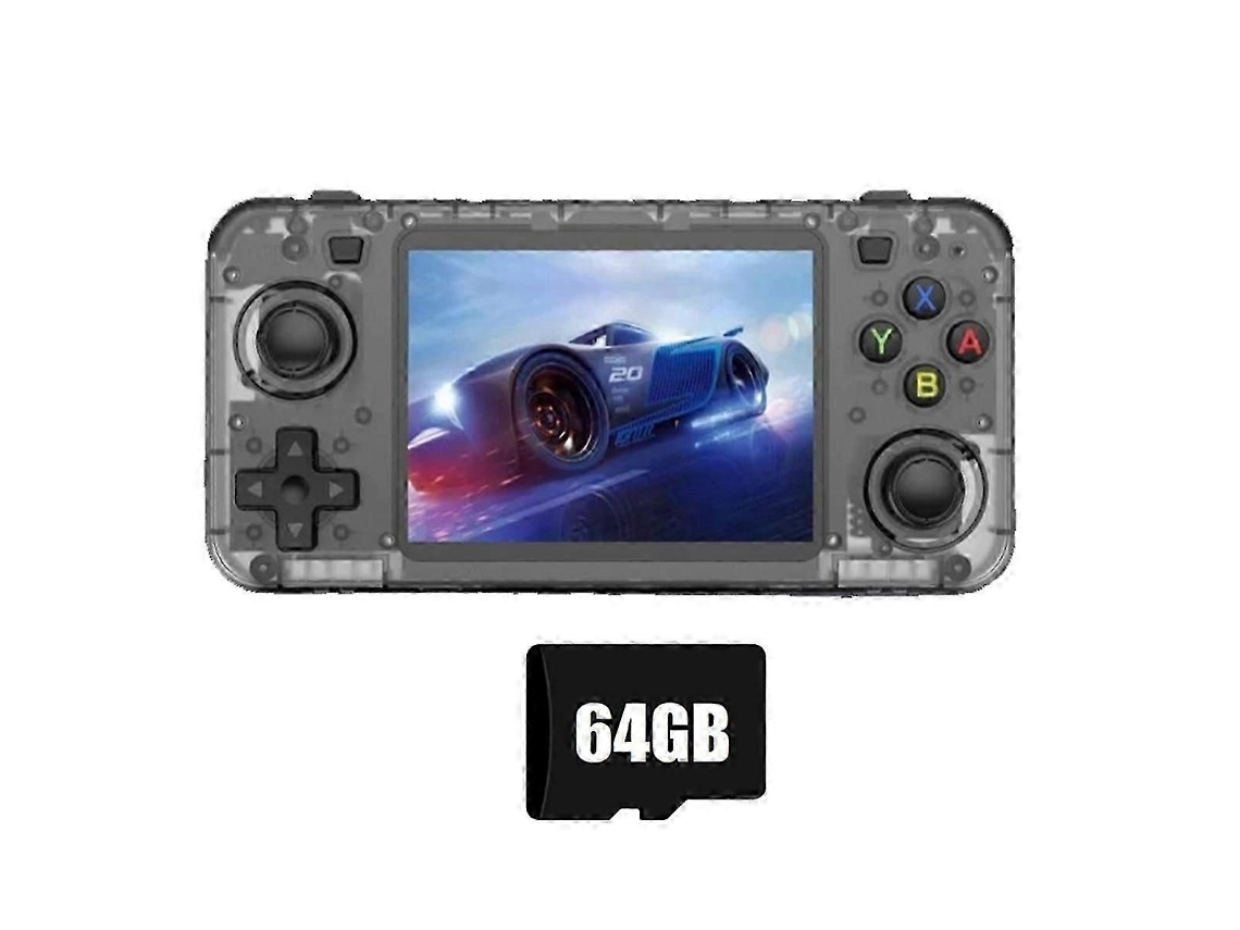 Compatível com o Console de Jogos Portátil Retrô R36h 64 Gb, Mais 20.000 Jogos, Linux e Tela 3,5 Polegadas. GOKOCO