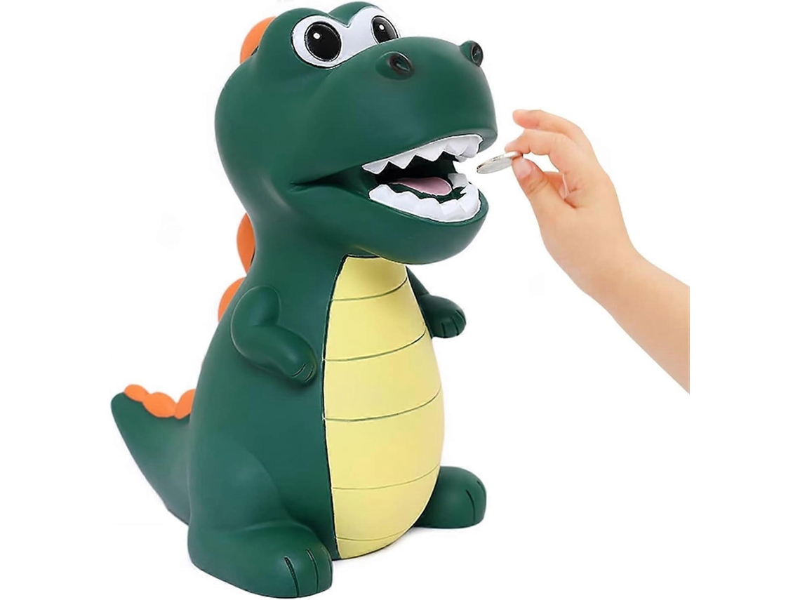 Cofrinho De Dinossauro Para Meninos, Cofre De Moedas De Dinossauro De Plástico Inquebrável, Cofrinho Fofo Para Presente De Natal/aniversário Aquaforge