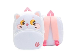 Mochila Pré-escolar, Unissex, Desenho Animado, Animais, Branco, Aulas