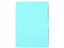 Capa protetora dobrável com design cruzado para Kindle 558Cyan, capa para eBook dourada