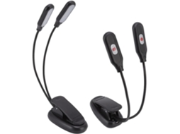 Luminária De Mesa Led Fafeicy, Luminária De Mesa Com Clipe, Ideal Para Dormitórios, Leitura, Piano E Partituras, Com