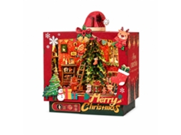 Kit De Miniatura 3d Em Madeira Para Montar (tríptico De Natal)