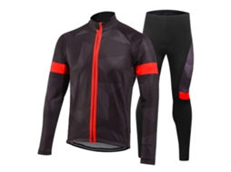 Conjunto De Ropa De Ciclismo Para Hombre Invierno Polar Impermeable Con Jersey Y Pantalones Acolchados 3d