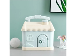 Walshlxq hucha Casa Hucha de Moedas para Crianças Hucha para Meninas Hucha Cartoons ·azul