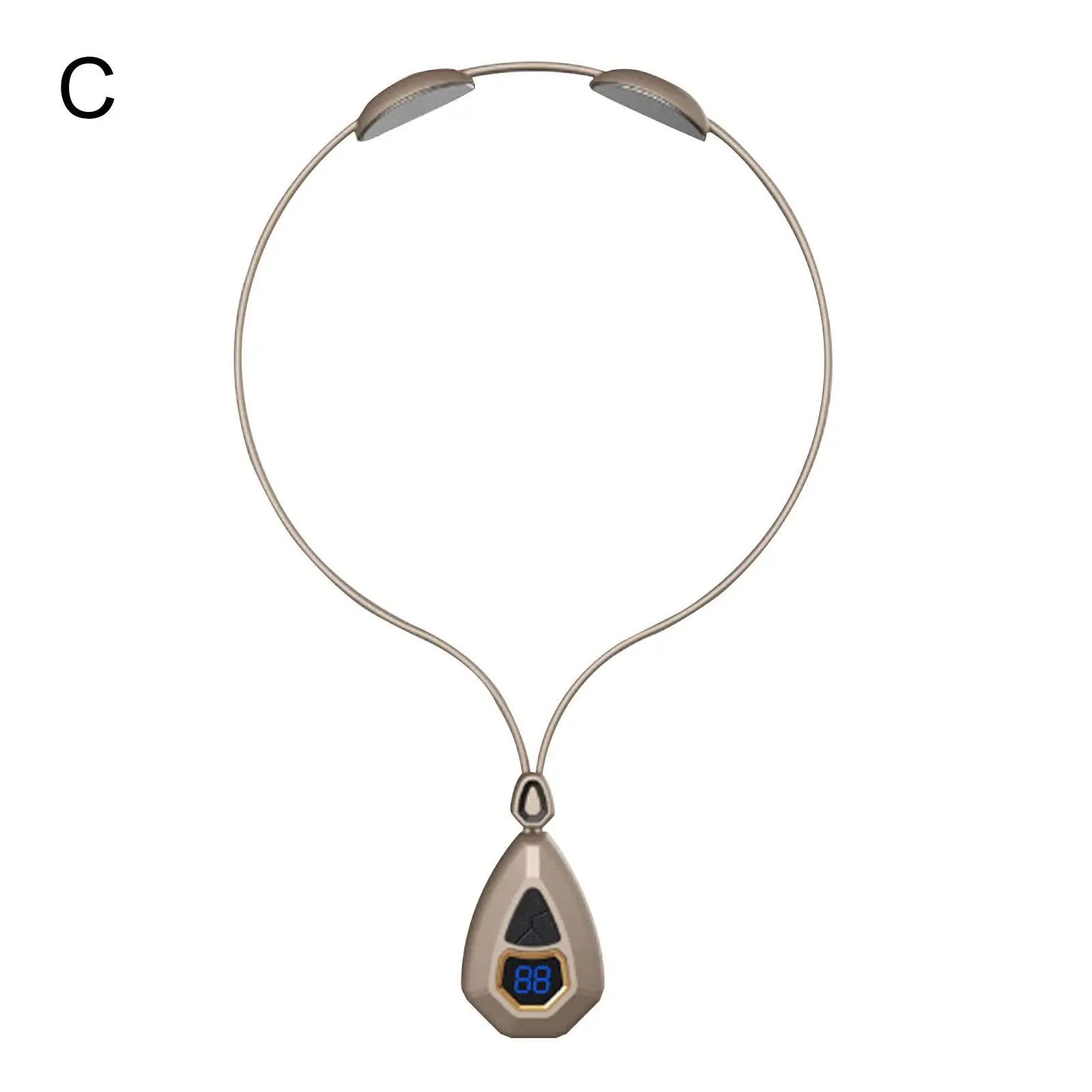 Massageador Elétrico Para Pescoço Ems Com Suporte Cervical, De Pulso Baixa Frequência, Portátil E Relaxante T9h7