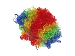Peruca de Palhaço, Peruca Afro Volumosa para Carnaval, Conjunto de 3 Perucas Coloridas. TAISHENGDA