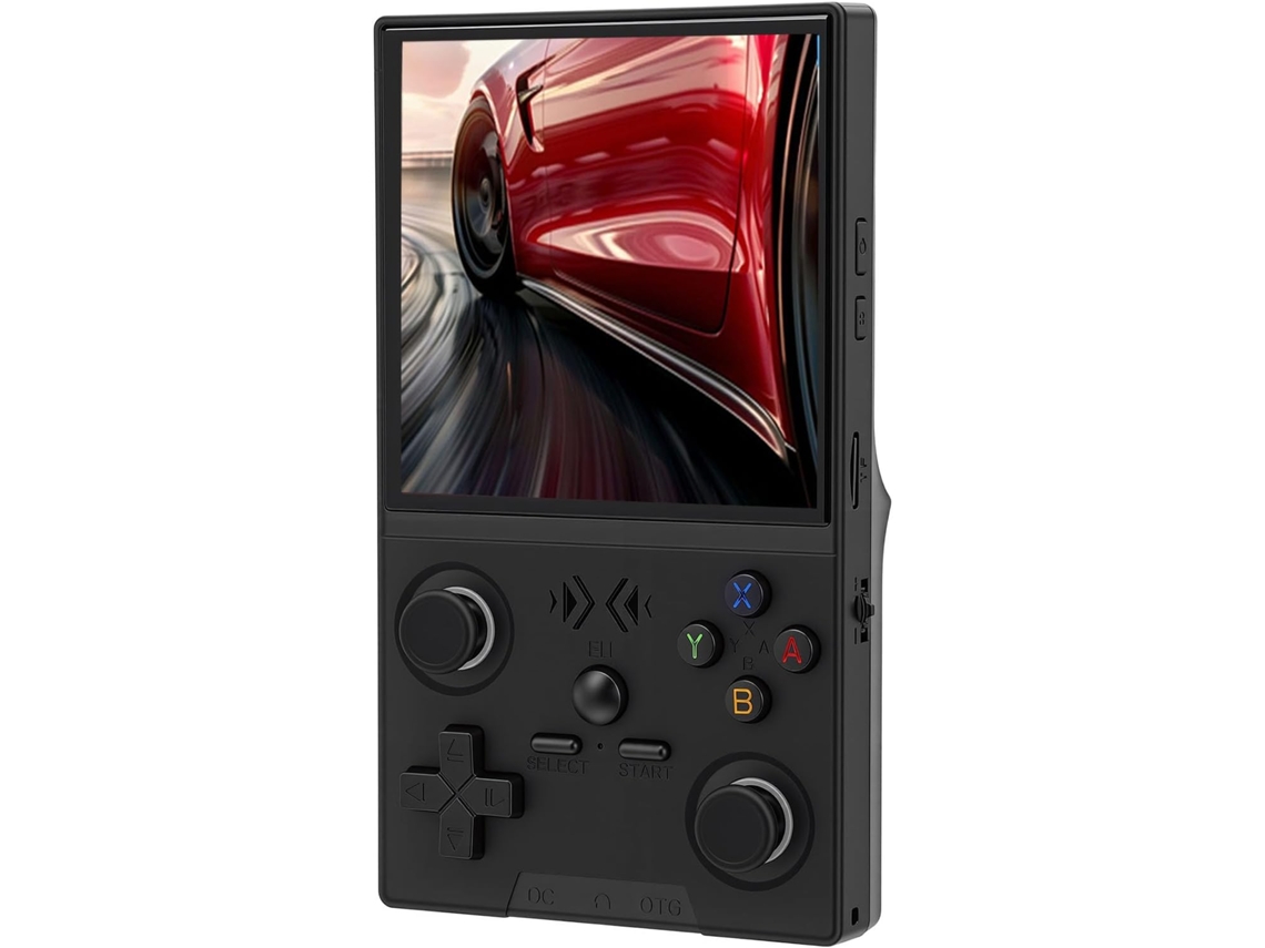 Console SFUSHOS portátil, 4 polegadas, 720p, chip RK3326, suporte, vibração
