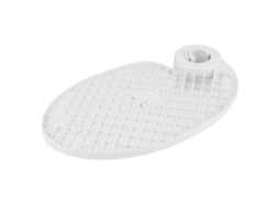 Acessório para Organizador de Instrumentos Odontológicos: Suporte de plástico para instrumentos médicos, montado na coluna.