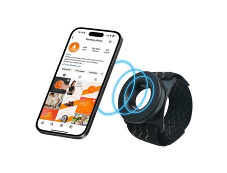 Suporte de Braço Fitpaddy Magarm, garra Magsafe segura com íman N52, pega ajustável e rotação 360° (22–47?cm)