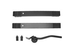 Um Suporte Móvel Ajustável E Resistente Para Eletrodomésticos, Equipado Com Rodízios E Uma Alavanca.