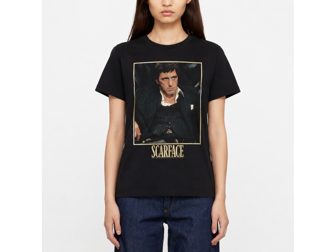 Rockinstone Scarface Movie Bad Guy Black Adult Shirt Size:xxl