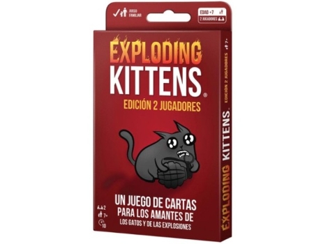 Livro Exploding Kittens Edicion 2 Jugadores De Desconocido (espanhol)