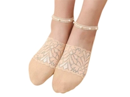 2026 calcetines de Encaje Perlado Ankle Transparentes Ultra Delgados para Mujer Y Niña
