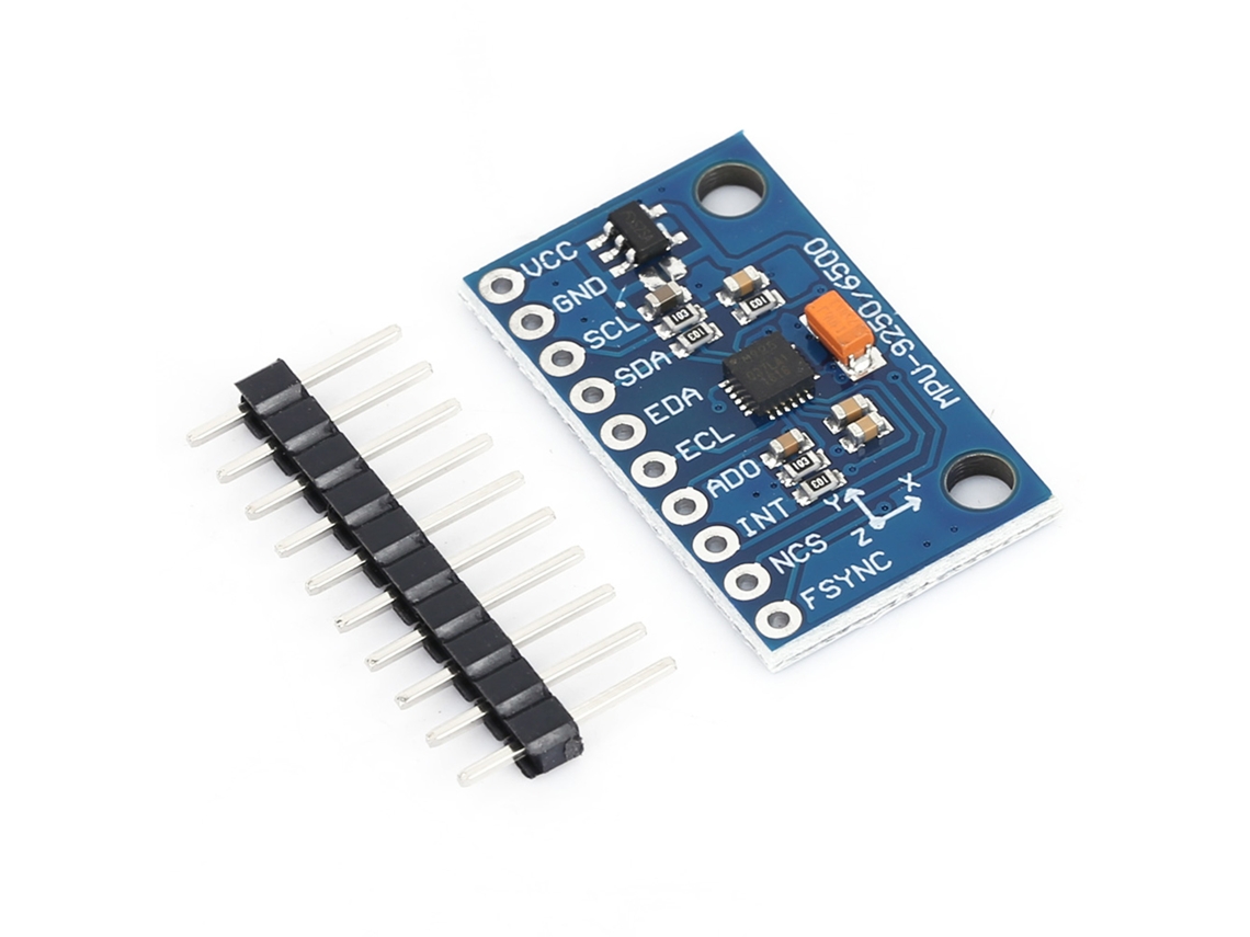 Sensor de Giroscópio, Acelerômetro e Magnetômetro MPU9250 9 Eixos 16 Bits 3-5V S/MARCA