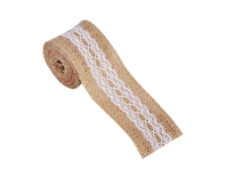 Fita de Juta Natural com Calcinha Branca LAXISCREED