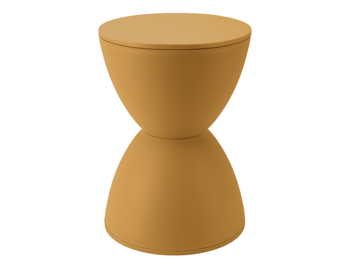 Taburete em forma de ampulheta, plástico, moderno, simples, estilo nórdico, redondo, para casa e banheiro S/MARCA