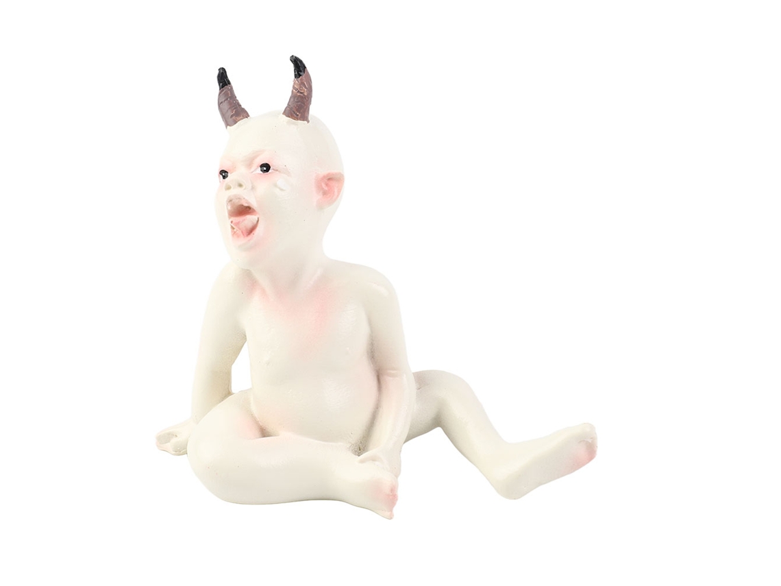 Mali boneca Fantasma Assustadora de Resina Estátua Decorativa Casa Assombrada Halloween