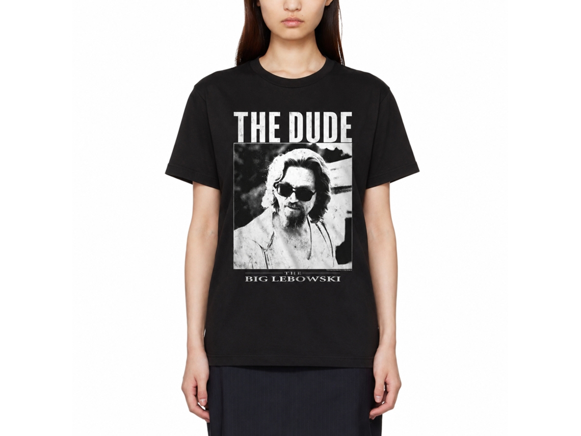 Rockinstone The Big Lebowski The Dude Black Adult T-shirt Size:xxl
