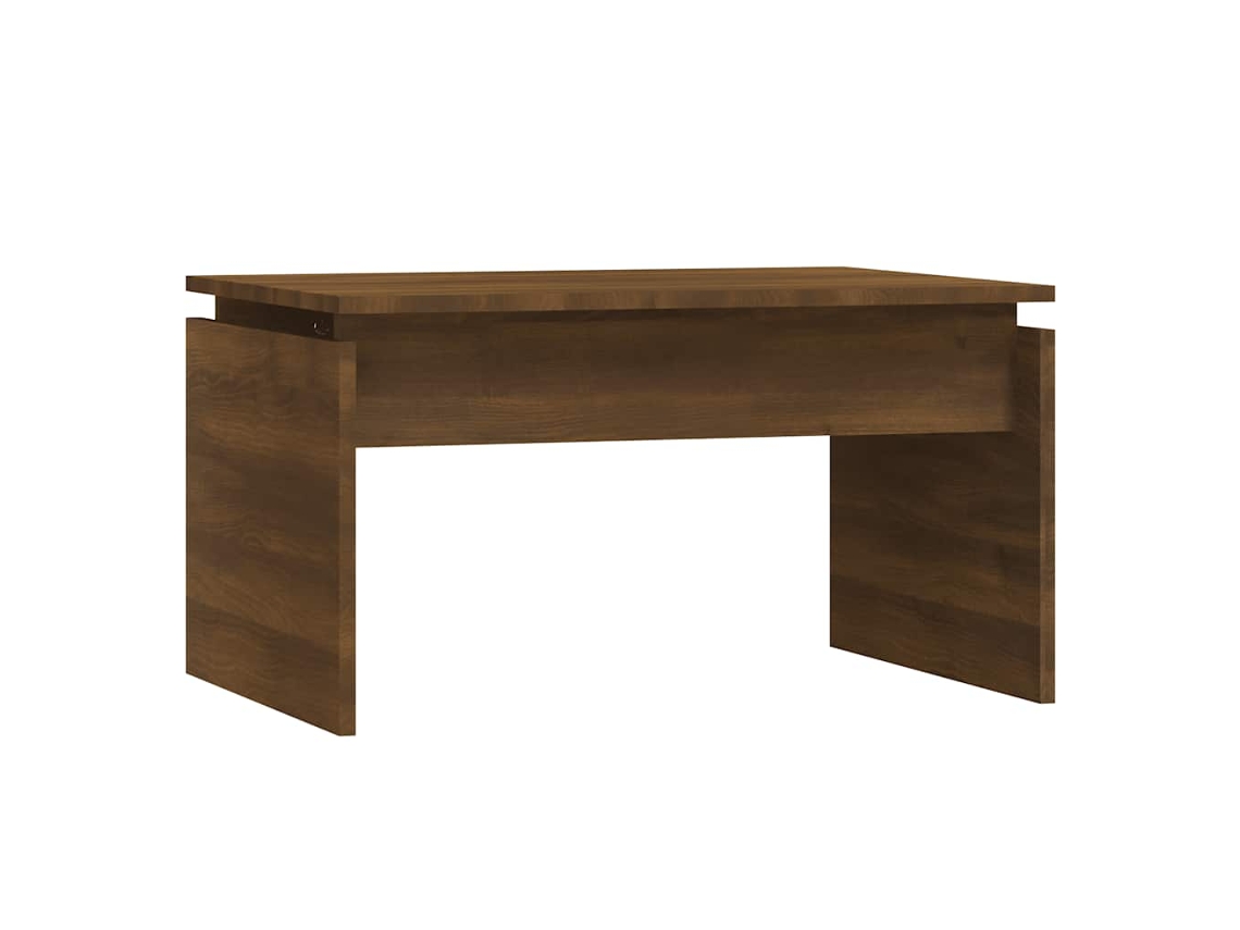 Mesa de Centro Madeira Carvalho Castanho MAISON EXCLUSIVE (68x50x38 cm)