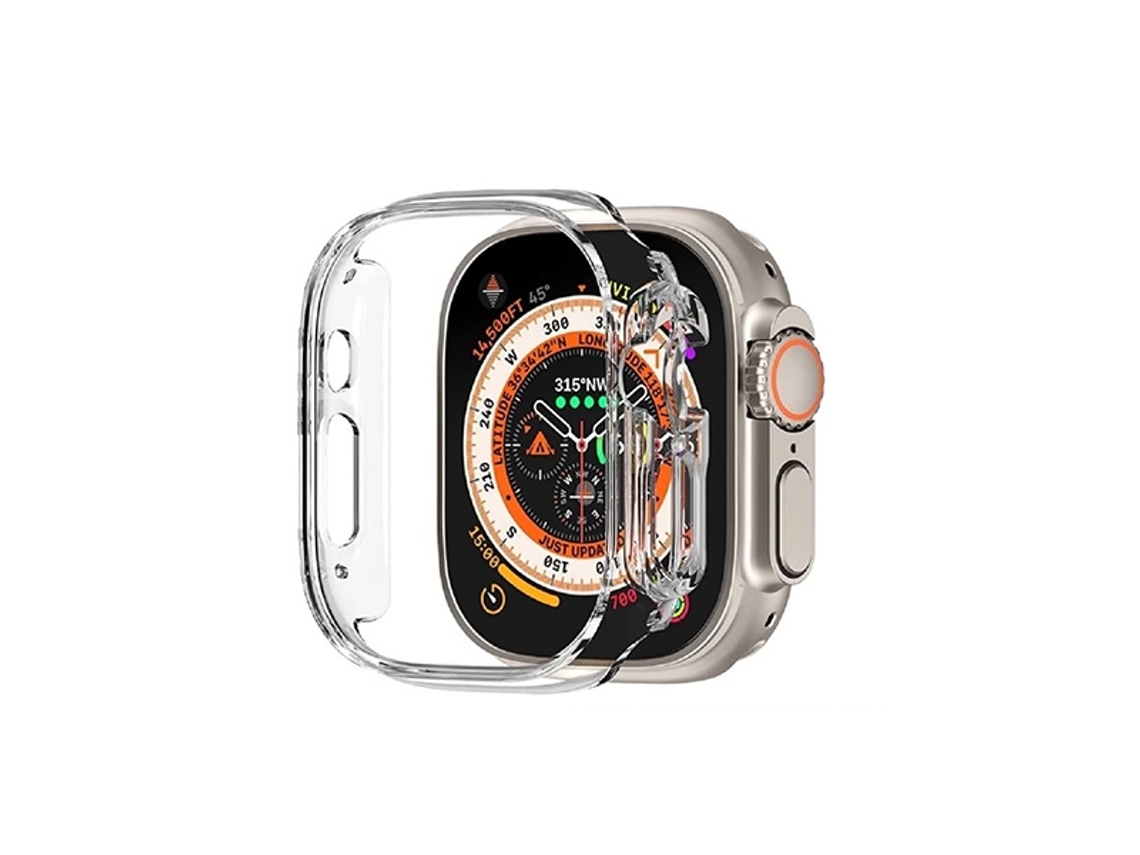 Capa Proteção Total Gift4me Para Apple Watch Ultra 3 Transparente