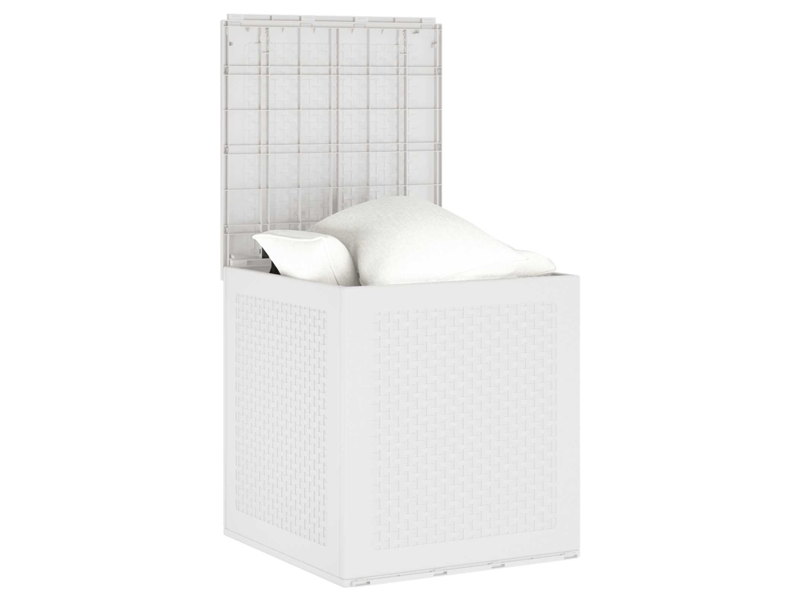 Maison Exclusive - Caixa De Armazenamento Branco 55 X 53 X 57 Cm Polipropileno