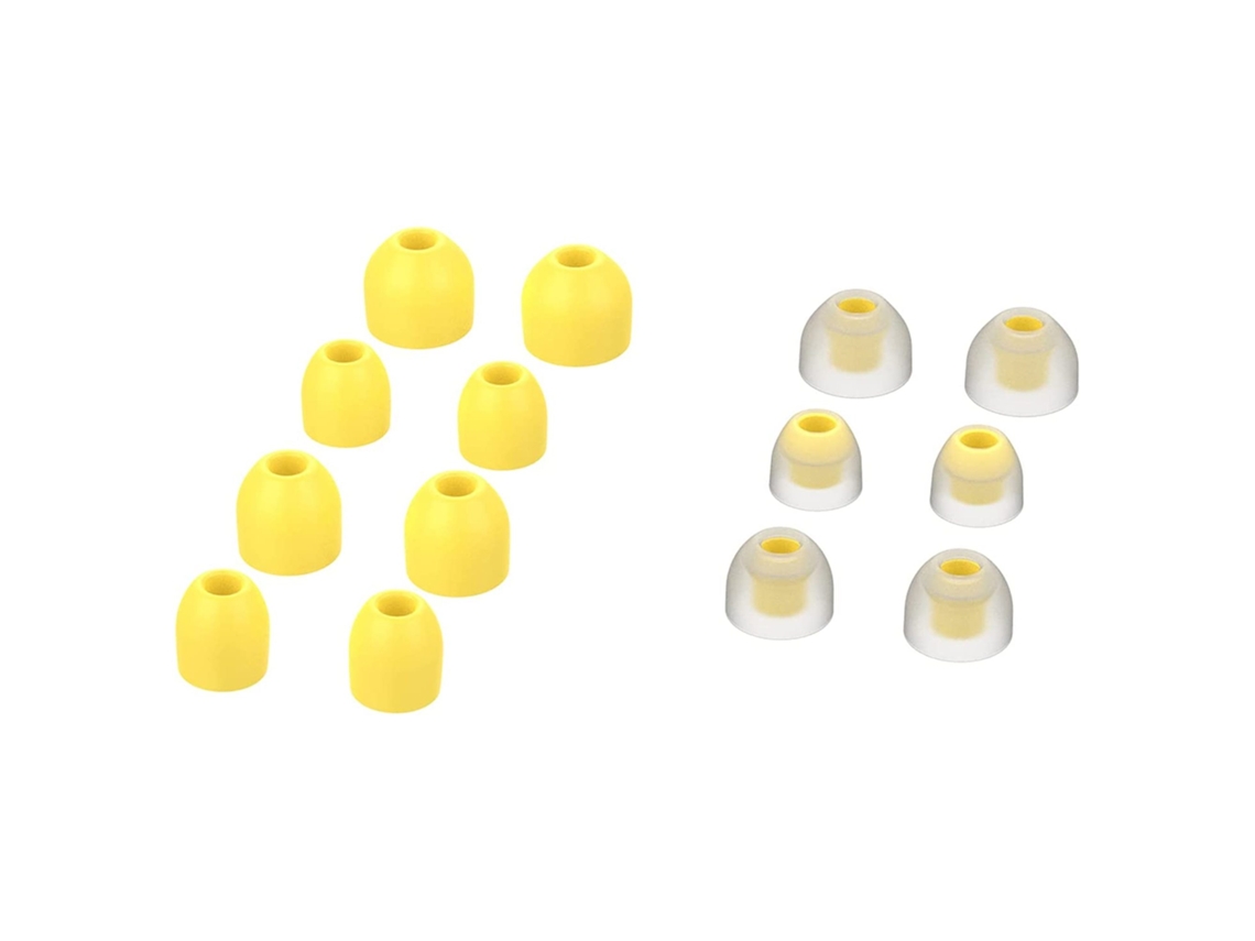 Set De 7 Pares De Almofadas Zruxe Para Auscultadores Sony Wf-1000xm3/xm4 (amarelo, Silicone)