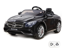 Mercedes-benz S63 Amg 12v Carro Elétrico Infantil 1 A 6 Anos – Veículo Licenciado Oficialmente Com Bateria E Telecomando  – Preto