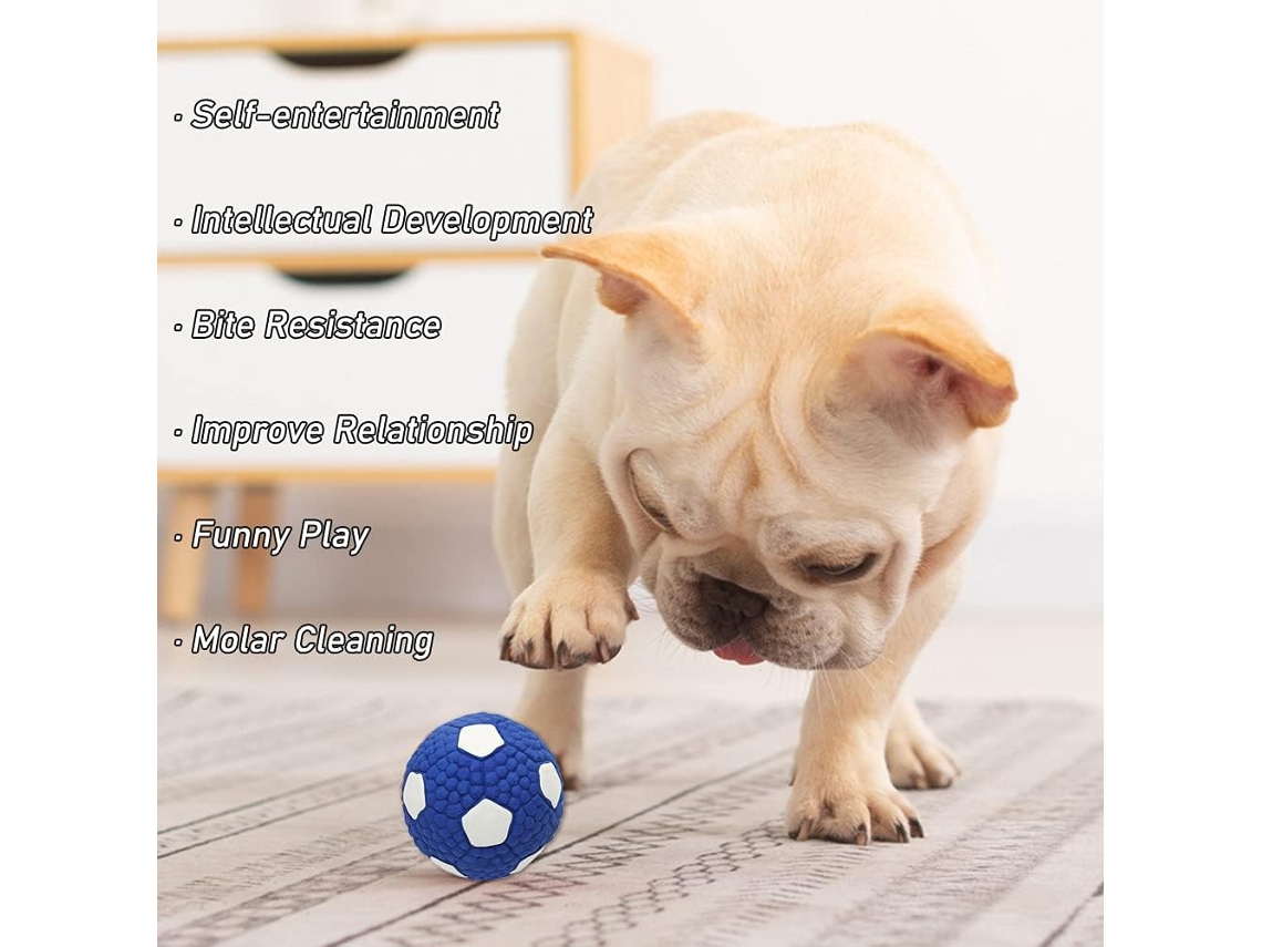 Play & Bite Bola de Ténis Amarela para cães