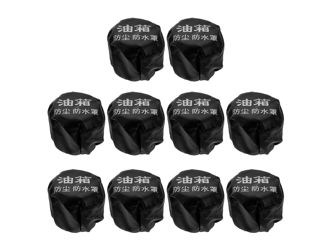 Conjunto De 10 Peças De Tampas Pretas Para Tanque De Óleo E Tampa Para Caminhão.