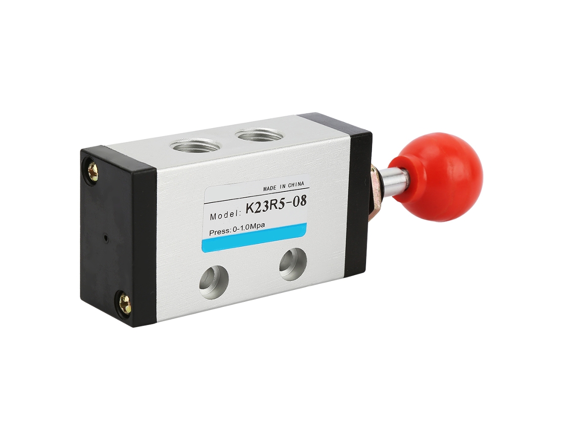 Laxiscreed Válvula Pneumática Manual 2 Posições E 3 Vias Para Controle Simples