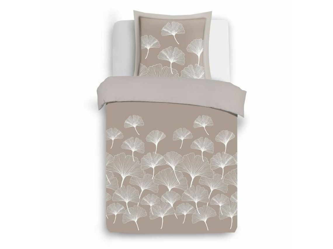 Conjunto de capa de edredom VISION Dream (Bege - Algodão - Floral)