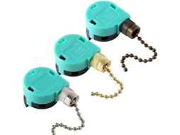 Conjunto de 3 Interruptores Ze 268s6 para Ventilador de Teto AQUAFORGE