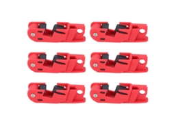6pcs Dispositivo De Bloqueio De Disjuntor Com Garras Serradas Ferramenta Loto Para Manutenção Elétrica 12mm