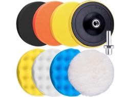 Conjunto De 9 Esponjas Para Polimento E Enceramento, 6/7 Polegadas,