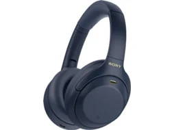 Auscultadores Bluetooth Multipoint SONY WH 1000XM4 (Over Ear - Microfone - Noise Cancelling - Azul)