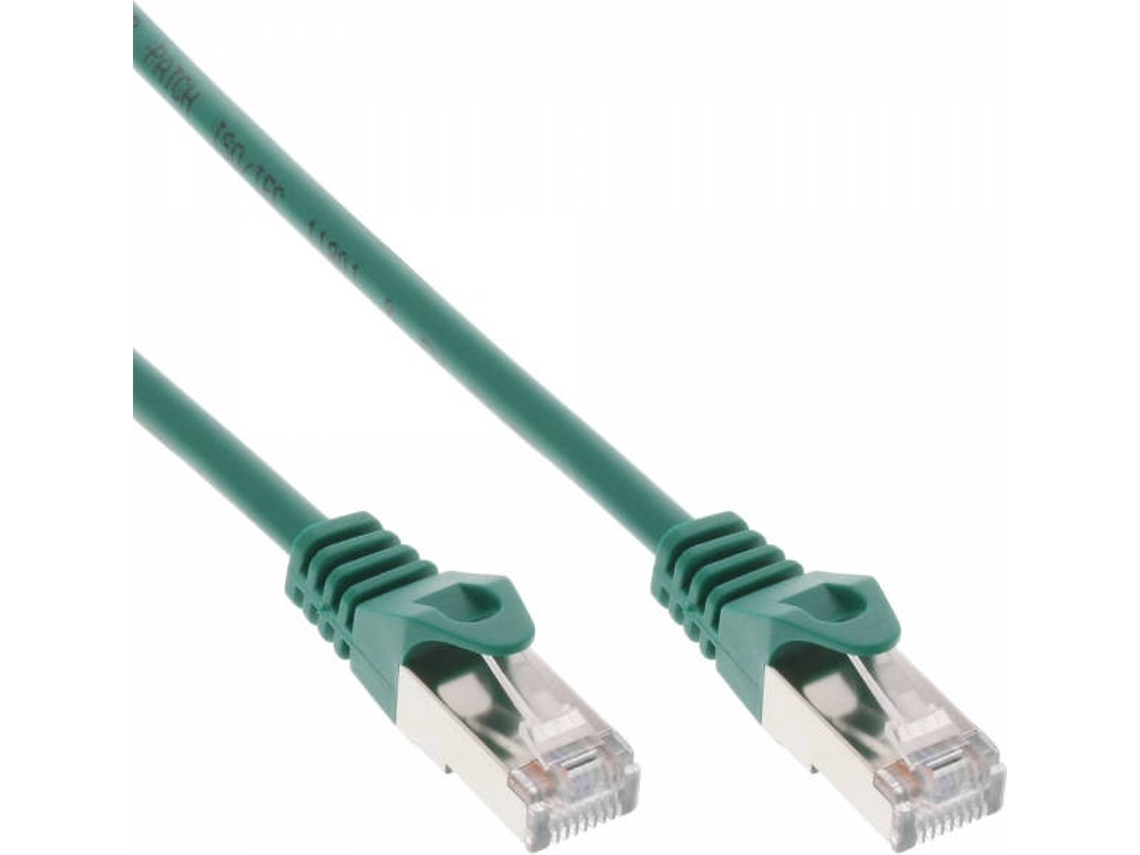 Cabo de Rede INLINE (RJ45 - 1.5 m - Verde)
