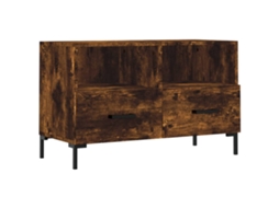 Tv Cabinet, Tv Cabinets Vidaxl Marrom Madeira Processada (n/a)