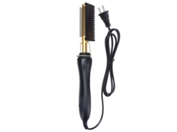 Pente de alisamento de cabelo com controle de temperatura 3 níveis energia econômica tensão dupla 110-240v S/MARCA