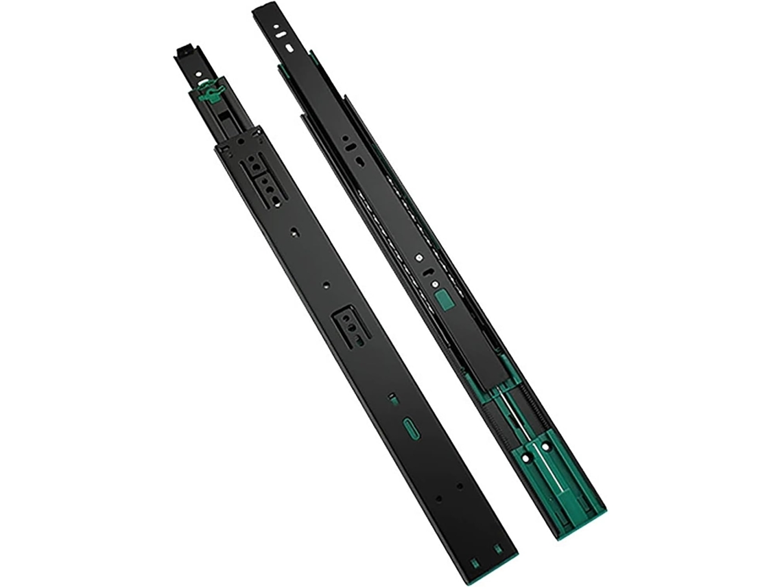 Trilhos Para Gavetas, Corrediças Reforçadas Com Rolamentos De Esferas, Dispositivo Removível Que Facilita A Organização