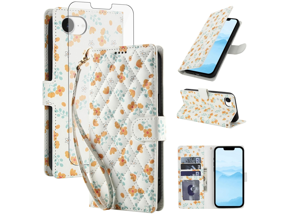 Capa Resistente A Impactos Com Protetor De Tela Para Iphone 16e - Laranja