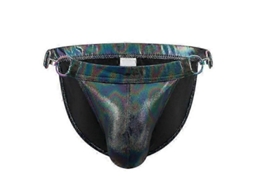 2026 bermudas de Banho Masculino Sexy Brilhante Couro Pu com Fivela Cinto Praia Surf Nadar