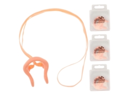 Conjunto De 12 Clipes Nasais De Silicone Para Natação Com Tira Elástica.