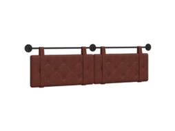 Conjunto 1 Cabeceira Vidaxl Sienna Couro Sintético (190 X 55 X 5 Cm)