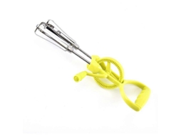 Batedor Manual De Aço Inoxidável Com Manivela E Duas Cabeças Giratórias, Na Cor Verde