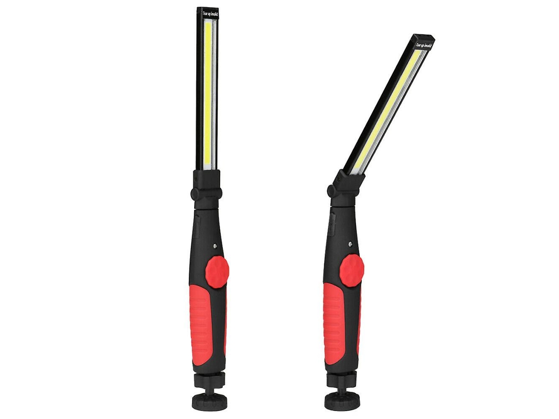 Lanterna De Trabalho Led Cob Recarregável, Lanterna Magnética Portátil Para Camping Olysi Shop