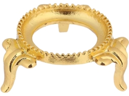 Base Holibanna Em Liga De Ouro Com Esfera Cristal, Suporte Para Exibição De Esferas Cristal, Prateleira Decorativa De
