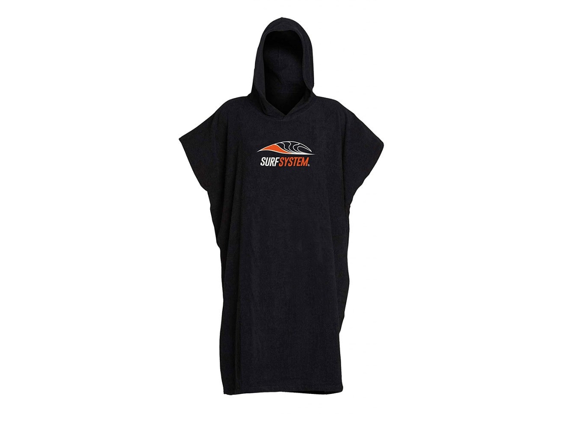 Poncho Logo Preto Ssurf System