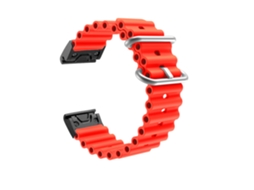 Bracelete Garmin Forerunner 265 42mm Pulseira Ocean Vremelho